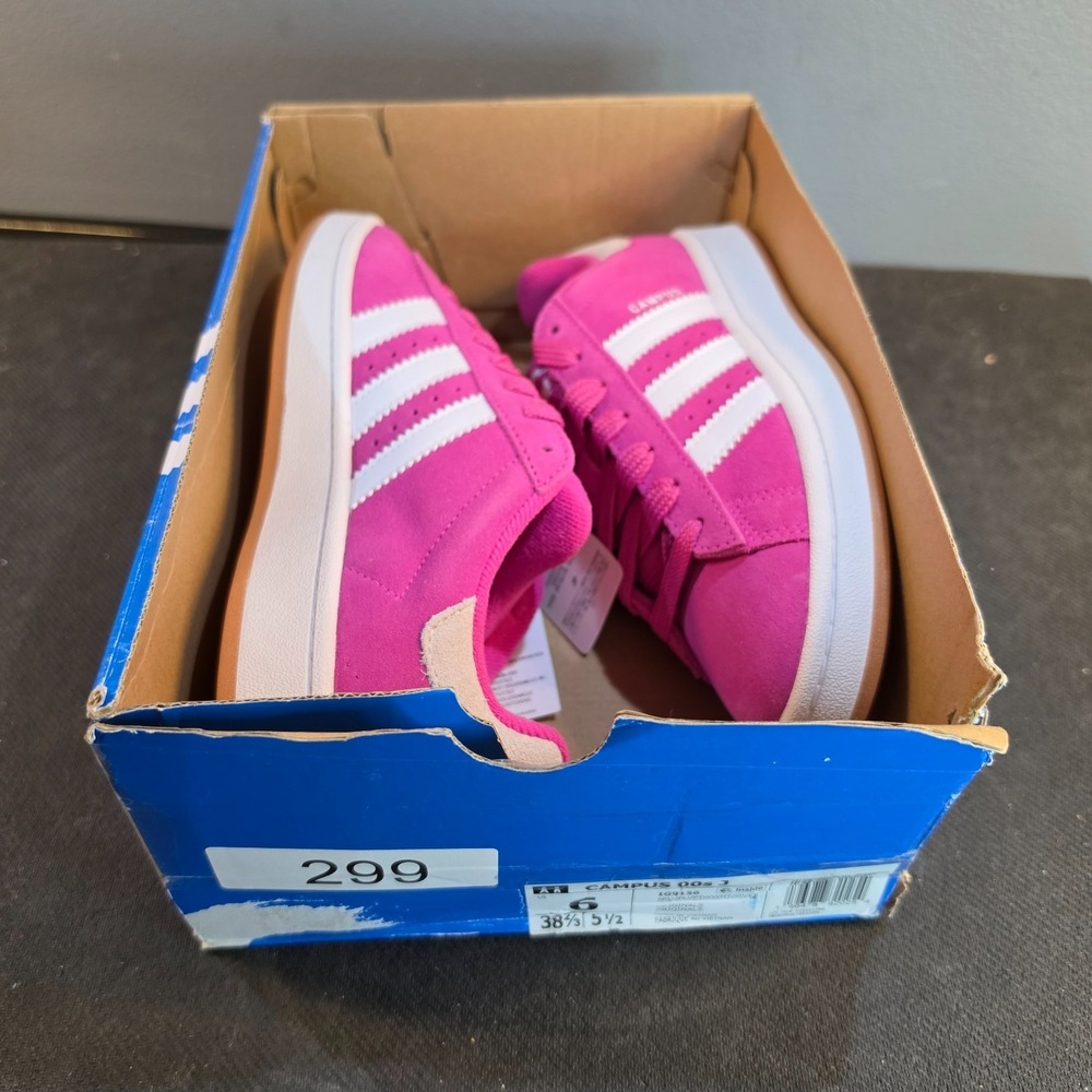 New Sz 5.5 Adidas Campus 00s J Semi Lucid Fuchsia Pink Gum (GS) IG9156 Summer - Picture 7 of 9